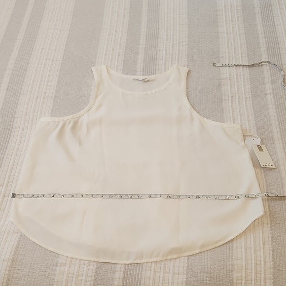 Good American Cut in Woven Tank in Ivory color size 4-XL new with tag - Picture 15 of 16